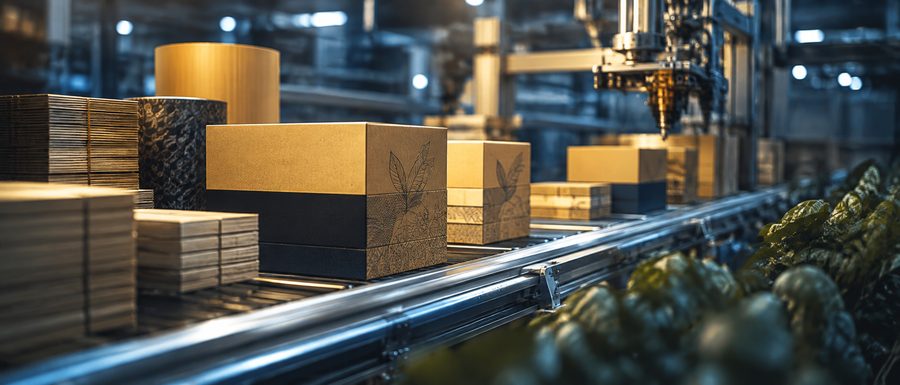 Verpakkingslijn van NovaPack met kartonnen dozen